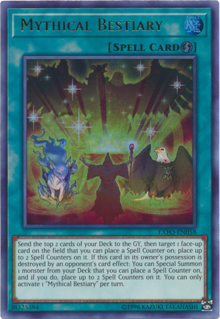 Mythical Bestiary EXFO EN058 Ultra Rare Unlimited Mythical Bestiary EXFO EN058 Ultra Rare Unlimited