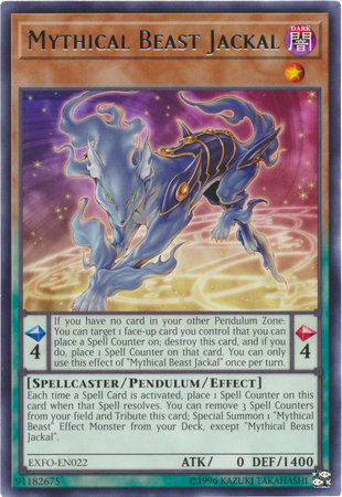 Mythical Beast Jackal EXFO EN022 Rare Unlimited Mythical Beast Jackal EXFO EN022 Rare Unlimited