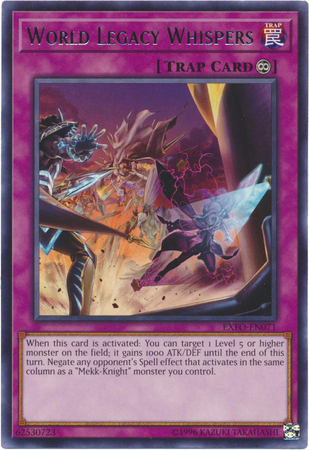 World Legacy Whispers EXFO EN071 Rare Unlimited World Legacy Whispers EXFO EN071 Rare Unlimited