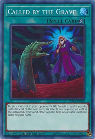 Limited Edition Near Mint Super Rare EXFO-ENSE2 YuGiOh Called by the Grave 
