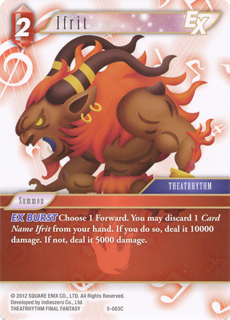 Ifrit EX 5 003C Common Ifrit EX 5 003C Common