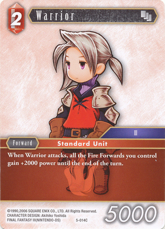 Warrior 5 014C Common Opus V Collection Singles Warrior 5 014C Common Opus V Collection Singles