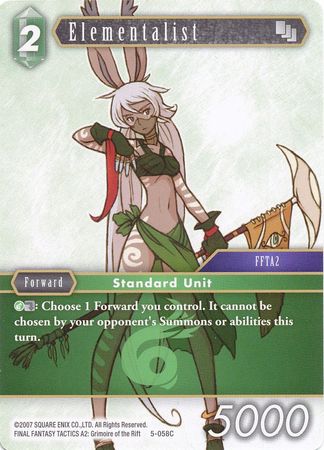 Elementalist 5 058C Common Opus V Collection Singles Elementalist 5 058C Common Opus V Collection Singles