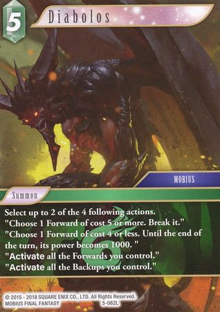 Diabolos 5 062L Legend Diabolos 5 062L Legend