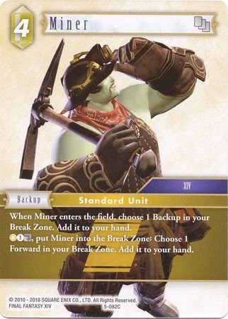 Miner 5 082C Common Opus V Collection Singles Miner 5 082C Common Opus V Collection Singles