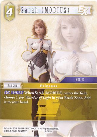 Sarah MOBIUS EX 5 085R Rare Sarah MOBIUS EX 5 085R Rare