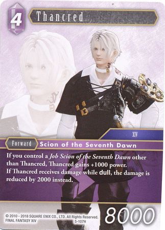 Thancred 5 107H Hero Opus V Collection Singles Thancred 5 107H Hero Opus V Collection Singles