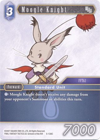 Moogle Knight 5 138C Common Opus V Collection Singles Moogle Knight 5 138C Common Opus V Collection Singles
