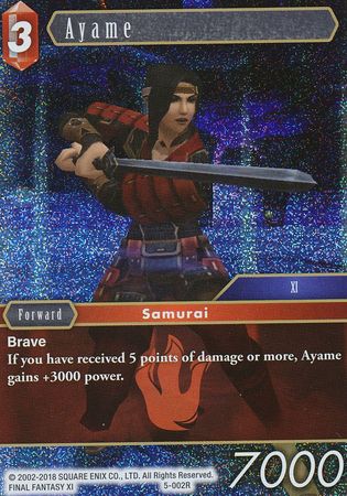 Ayame 5 002R Rare Foil Opus V Collection Foil Singles Ayame 5 002R Rare Foil Opus V Collection Foil Singles