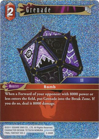 Grenade 5 008R Rare Foil Opus V Collection Foil Singles Grenade 5 008R Rare Foil Opus V Collection Foil Singles