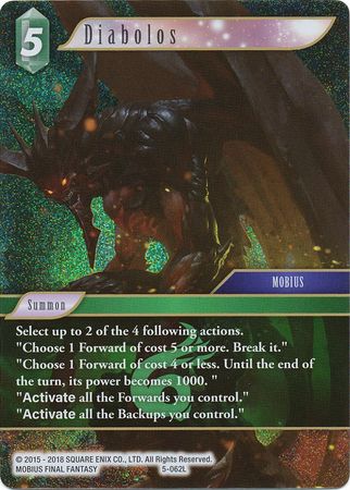 Diabolos 5 062L Legend Foil Diabolos 5 062L Legend Foil