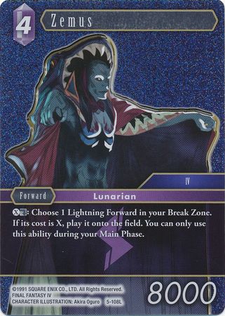 Zemus 5 108L Legend Foil Opus V Collection Foil Singles Zemus 5 108L Legend Foil Opus V Collection Foil Singles