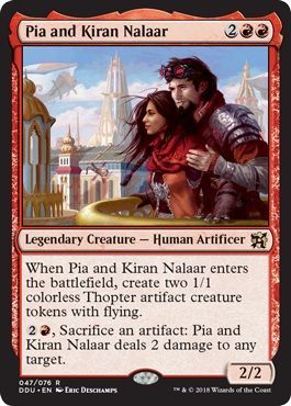 Pia and Kiran Nalaar Duel Decks Elves vs Inventors Singles Pia and Kiran Nalaar Duel Decks Elves vs Inventors Singles