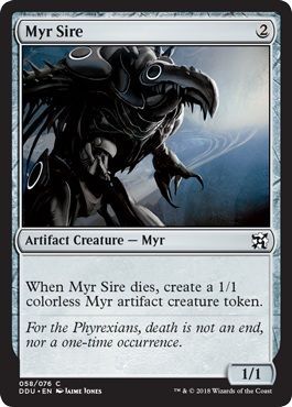 Myr Sire Duel Decks Elves vs Inventors Singles Myr Sire Duel Decks Elves vs Inventors Singles