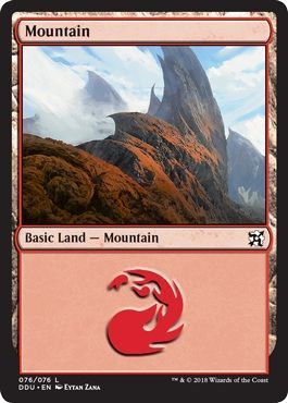 Mountain 076 076 Duel Decks Elves vs Inventors Singles Mountain 076 076 Duel Decks Elves vs Inventors Singles