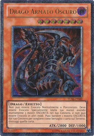 Ultimate Rare Drago Armato Oscuro TU06 IT000 Italian Yugioh Cards Ultimate Rare Drago Armato Oscuro TU06 IT000 Italian Yugioh Cards