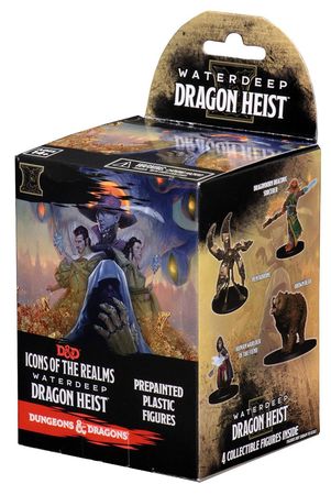 D D Icons of the Realms Waterdeep Dragon Heist Booster Pack D D Miniatures Sealed Product D D Icons of the Realms Waterdeep Dragon Heist Booster Pack D D Miniatures Sealed Product
