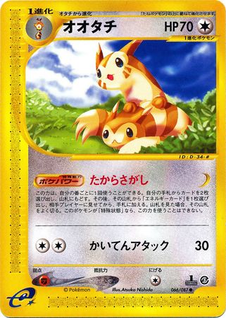 Furret Japanese 066 087 Non English Trollandtoad