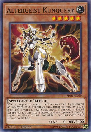 Altergeist Kunquery SP18 EN029 Common 1st Edition Star Pack VRAINS 1st Edition Singles Altergeist Kunquery SP18 EN029 Common 1st Edition Star Pack VRAINS 1st Edition Singles