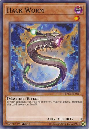 Hack Worm SP18 EN015 Common 1st Edition Hack Worm SP18 EN015 Common 1st Edition