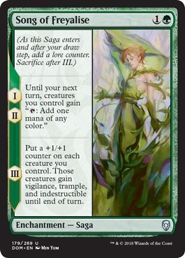 Song of Freyalise 179 269 Dominaria Singles Song of Freyalise 179 269 Dominaria Singles