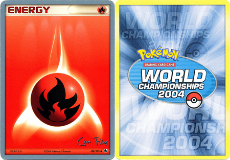 Fire Energy 2004 World Championship Card World Championship 2004 Singles Fire Energy 2004 World Championship Card World Championship 2004 Singles