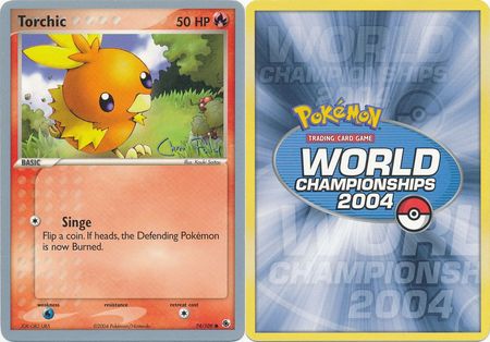 Torchic 74 109 2004 World Championship Card Torchic 74 109 2004 World Championship Card
