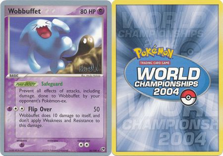 Wobbuffet 26 100 2004 World Championship Card World Championship 2004 Singles Wobbuffet 26 100 2004 World Championship Card World Championship 2004 Singles