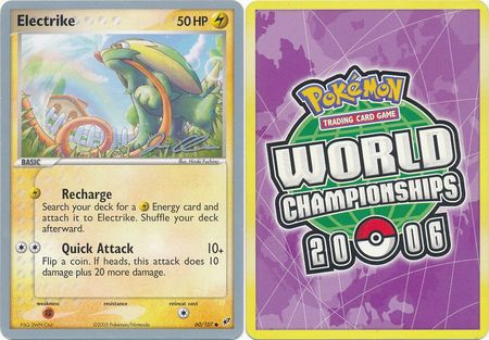 Electrike 60 107 2006 World Championship Card Electrike 60 107 2006 World Championship Card