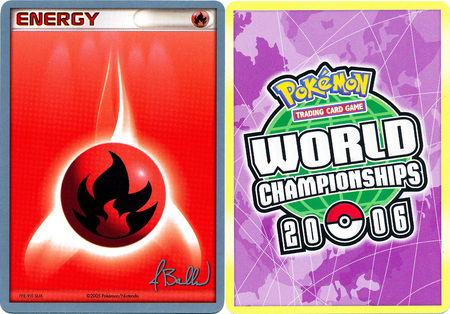 Fire Energy 2006 World Championship Card Fire Energy 2006 World Championship Card