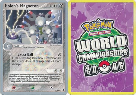 Holon's Magneton 22/113 - 2006 World Championship Card