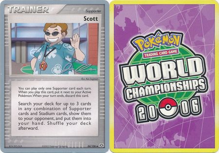 Scott 84 106 2006 World Championship Card World Championship 2006 Singles Scott 84 106 2006 World Championship Card World Championship 2006 Singles