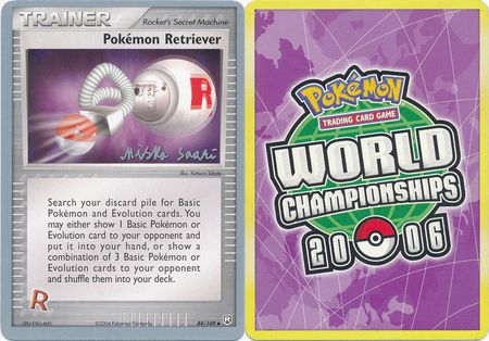 Pokemon Retriever 84 109 2006 World Championship Card World Championship 2006 Singles Pokemon Retriever 84 109 2006 World Championship Card World Championship 2006 Singles