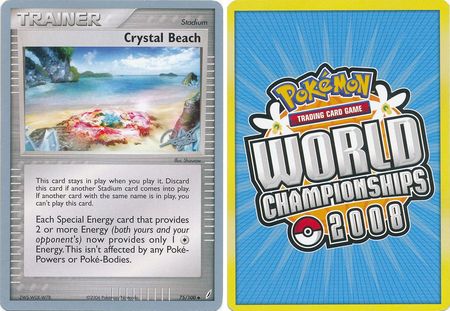 Crystal Beach 75 100 2008 World Championship Card World Championship 2008 Singles Crystal Beach 75 100 2008 World Championship Card World Championship 2008 Singles