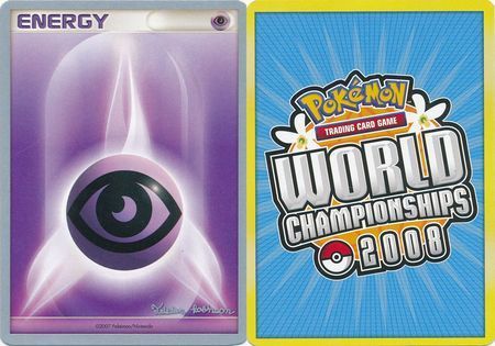 Psychic Energy 2008 World Championship Card Psychic Energy 2008 World Championship Card