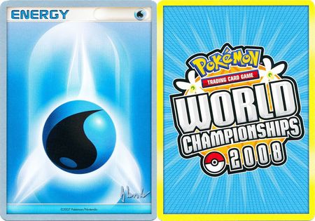 Water Energy 2008 World Championship Card Water Energy 2008 World Championship Card