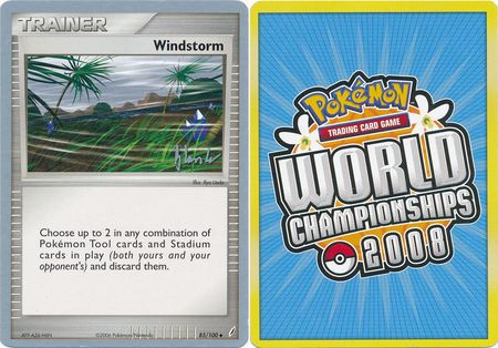 Windstorm 85 100 2008 World Championship Card Windstorm 85 100 2008 World Championship Card
