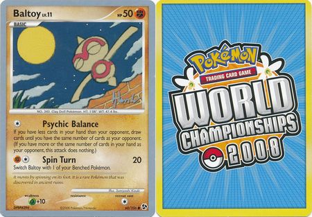 Baltoy 60 106 2008 World Championship Card World Championship 2008 Singles Baltoy 60 106 2008 World Championship Card World Championship 2008 Singles