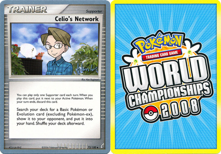 Celio s Network 73 100 2008 World Championship Card Celio s Network 73 100 2008 World Championship Card