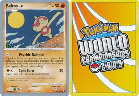 Baltoy 60 106 2009 World Championship Card Baltoy 60 106 2009 World Championship Card