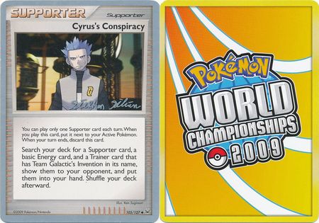 Cyrus s Conspiracy 105 127 2009 World Championship Card Cyrus s Conspiracy 105 127 2009 World Championship Card