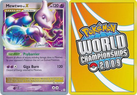 Pokemon Card - Mewtwo LV.X 144/146 - Legends Awakened - Holo LP