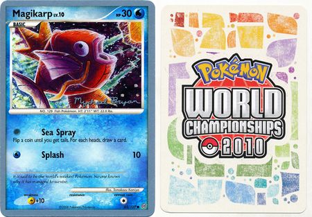 Magikarp 65 100 2010 World Championship Card Magikarp 65 100 2010 World Championship Card