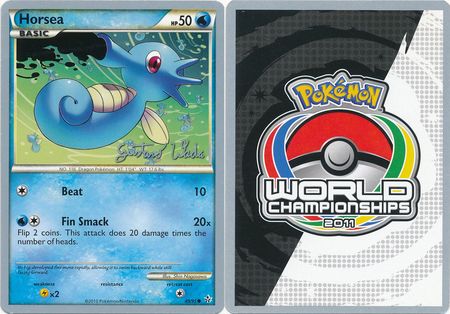 Horsea 49 95 2011 World Championship Card Horsea 49 95 2011 World Championship Card
