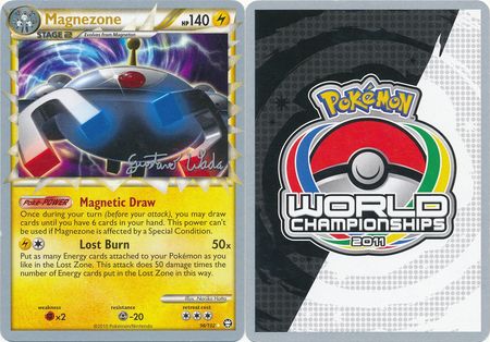 Magnezone 96 102 2011 World Championship Card World Championship 2011 Singles Magnezone 96 102 2011 World Championship Card World Championship 2011 Singles
