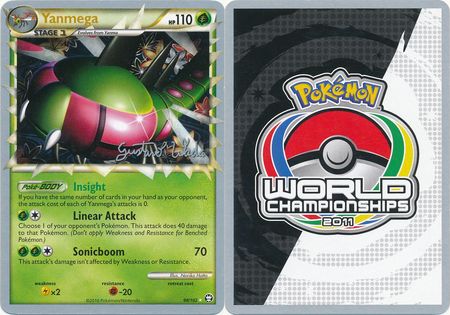 Yanmega 98 102 2011 World Championship Card Yanmega 98 102 2011 World Championship Card