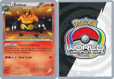 Emboar 20 114 2011 World Championship Card Emboar 20 114 2011 World Championship Card
