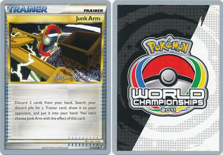 Junk Arm 87 102 2011 World Championship Card Junk Arm 87 102 2011 World Championship Card