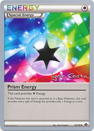 Prism Energy 93 99 2012 World Championship Card World Championship 2012 Singles Prism Energy 93 99 2012 World Championship Card World Championship 2012 Singles