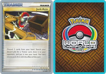 Junk Arm 87 102 2012 World Championship Card Junk Arm 87 102 2012 World Championship Card